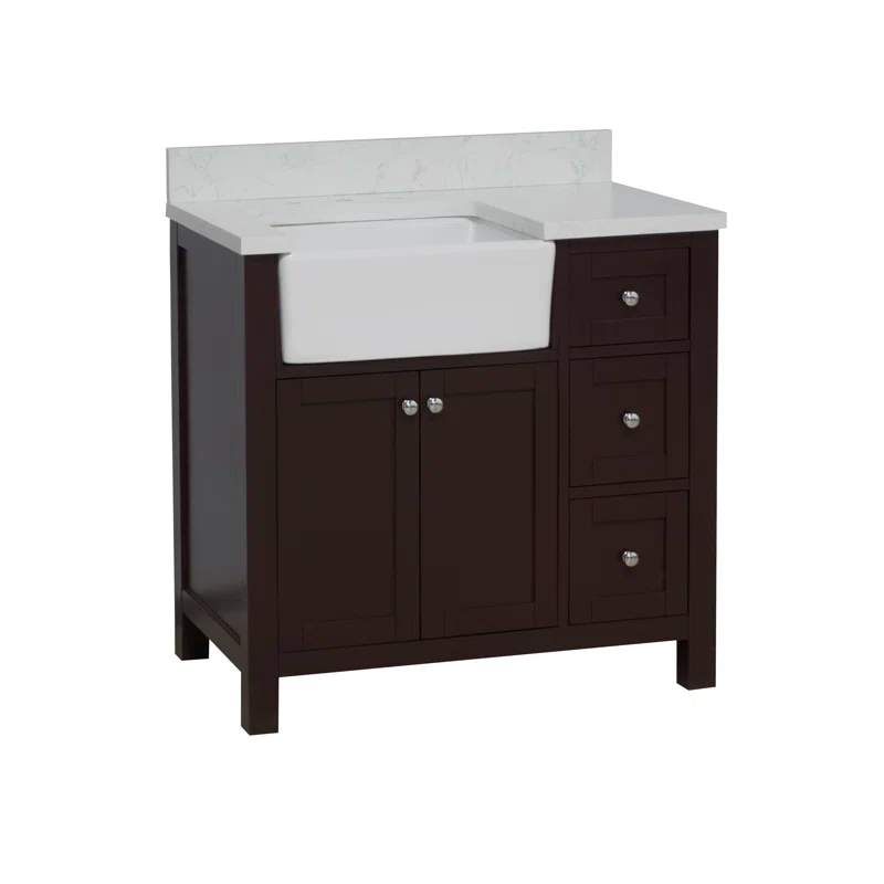 Red Barrel Studio® Yorkshire 36" Single Bathroom Vanity Set