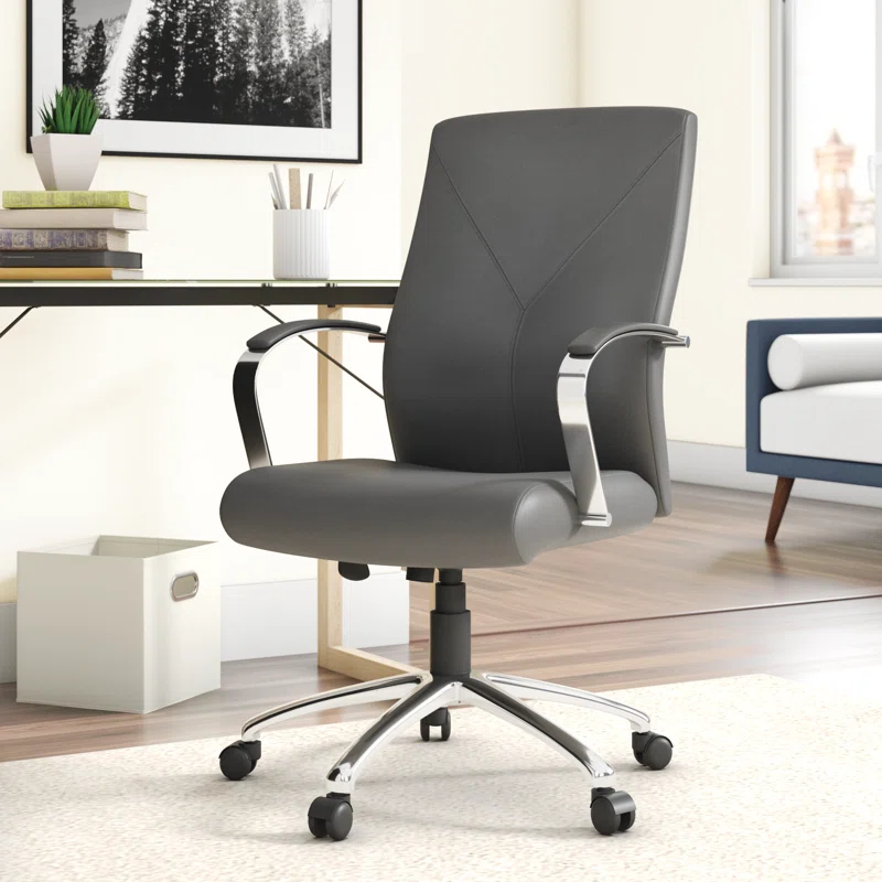 Boss Office Products Leather Conference Chair
