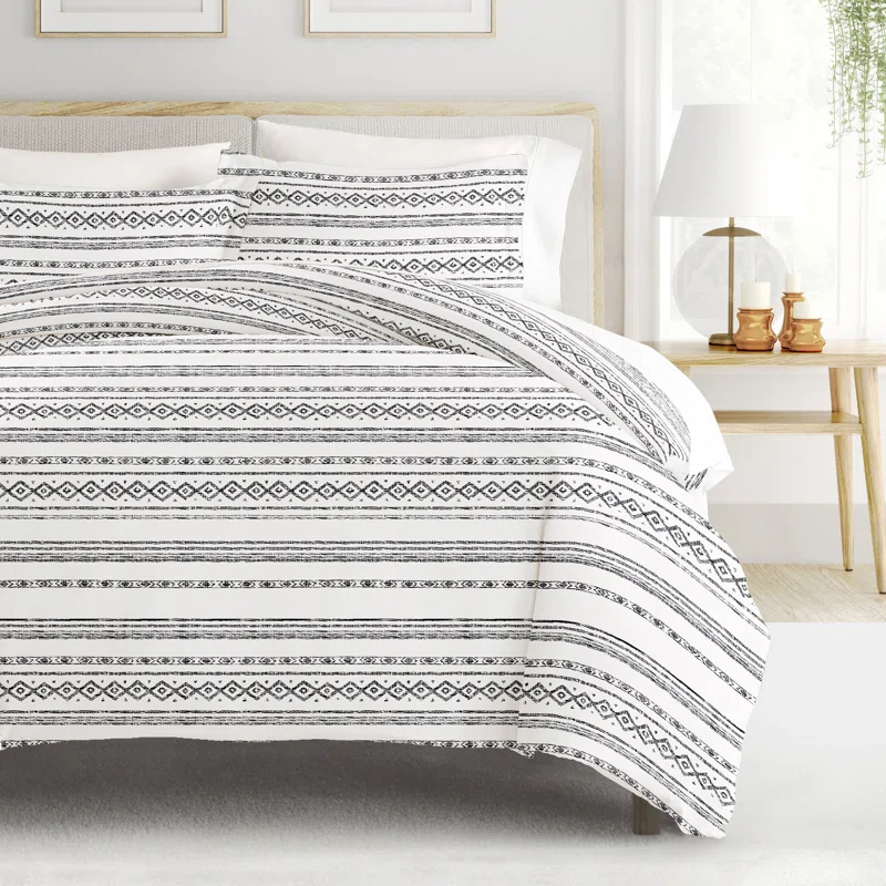 Becky Cameron Geo Threads Pattern Duvet Cover Set