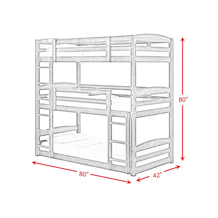 Redwood Rover Twin Standard Bunk Bed by Redwood Rover