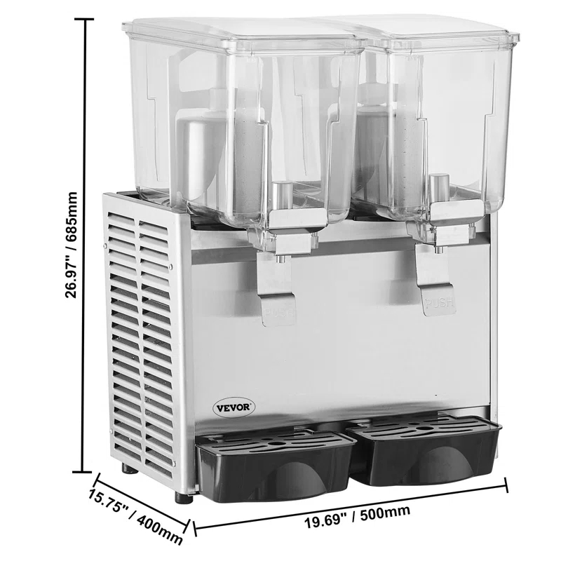 VEVOR VEVOR 20'' W Countertop 0.86 Cubic Feet Beverage Cooler
