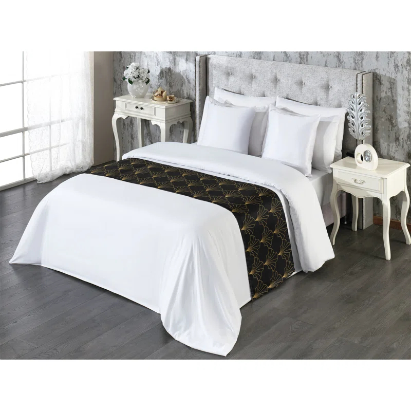 Ambesonne Satin Bed Runner