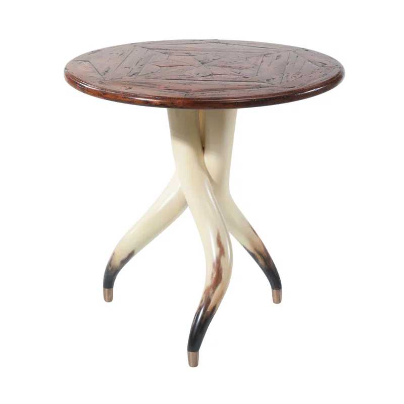 Theodore Alexander Castle Bromwich Solid Wood Top End Table