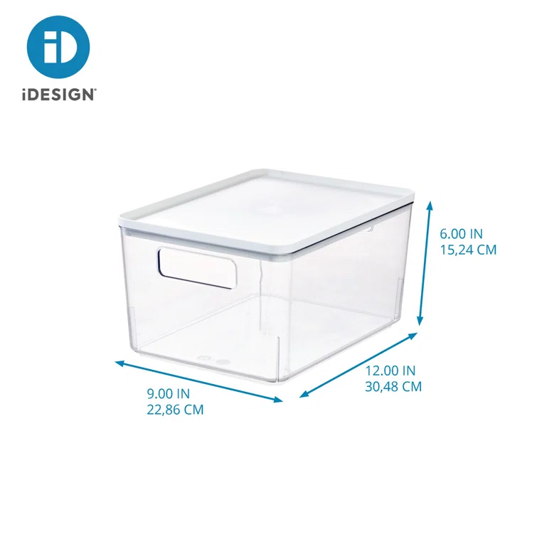 iDesign Rosanna Pansino x iDesign Recycled Plastic Kitchen Storage Bin with Lid