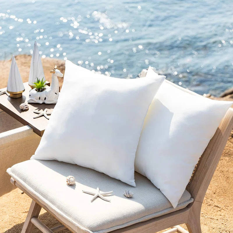 18 X 18 Pillow Inserts - Pack Of 4 Outdoor Water Resistant Throw Pillow Inserts Hypoallergenic Square Decorative Couch Sham Cushion Stuffer - 18 Inches