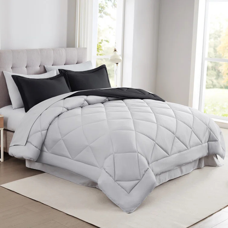 Modern Threads Modern Threads 7-Piece Reversible Comforter Set - Includes Comforter, Sheets, Pillowcases, and Shams