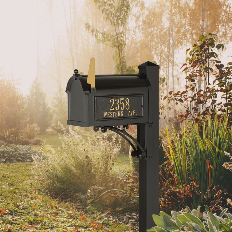 Whitehall Products Superior Post Mounted Mailbox