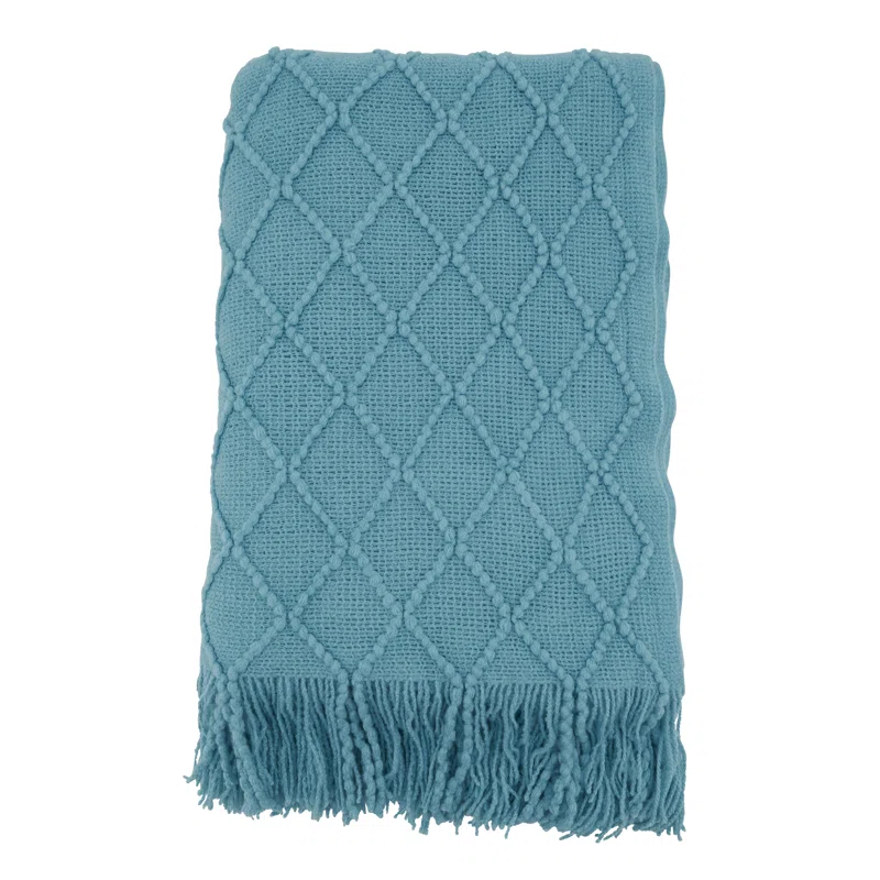 Saro Sevan Collection Hand Woven Throw Blanket