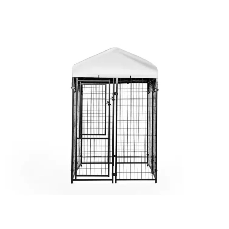 Kennels Direct Metal Kennel Kit with Cover