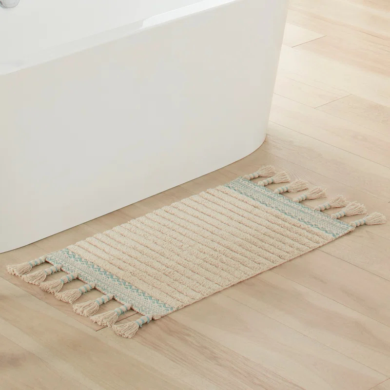Lucky Brand Lucky Brand Demian Fringe Cotton Bath Rugs