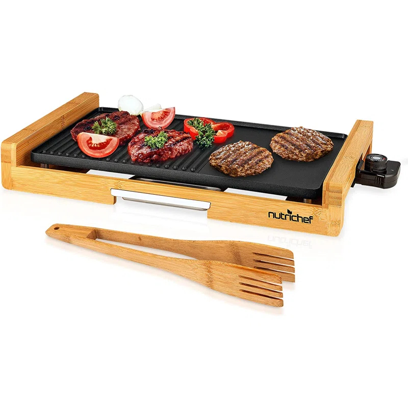 NutriChef NutriChef 2.95'' Smokeless Non Stick Electric Grill