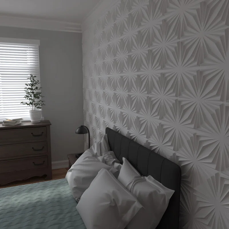Ekena Millwork Asher EnduraWall Decorative 3D Wall Panel (Set of 12)