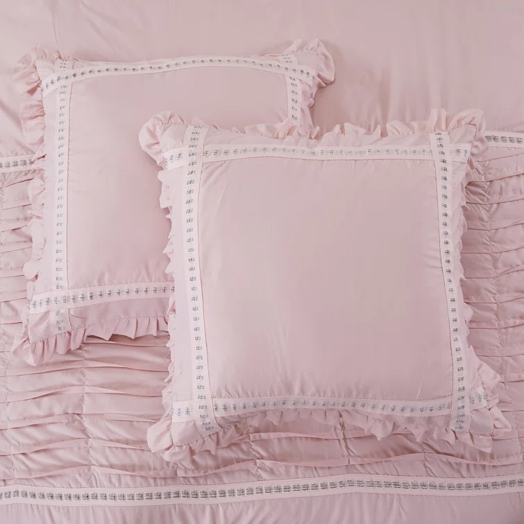 Amrapur Overseas Inc. Modern Threads Antonella 8-Piece Pleated Comforter Set