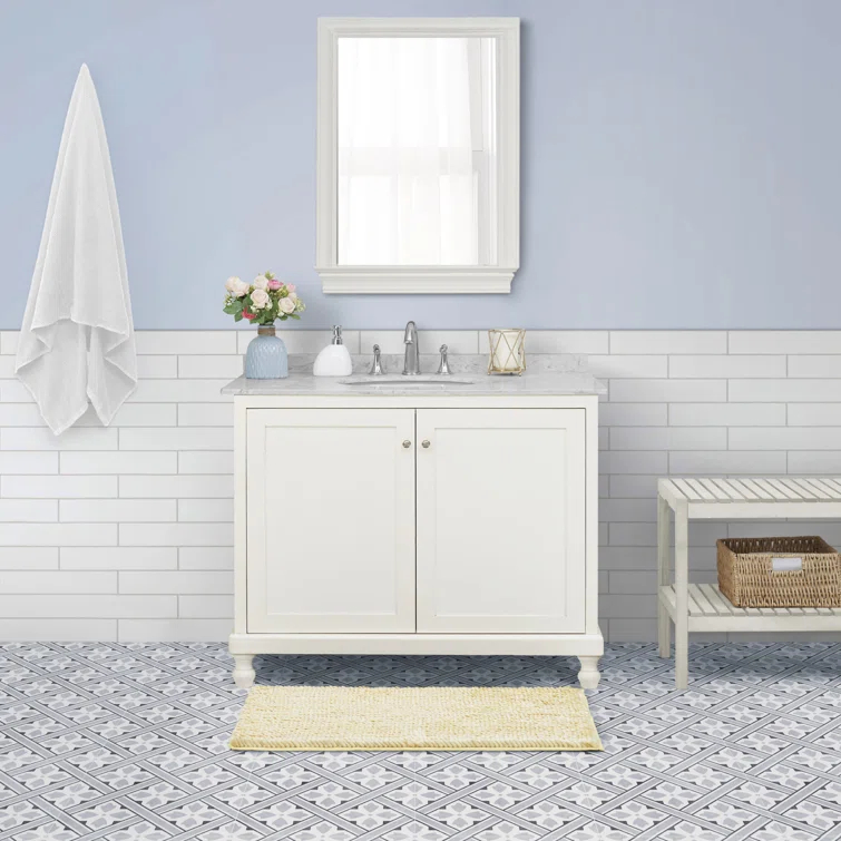 Laura Ashley Laura Ashley Butter Chenille Bath Rug