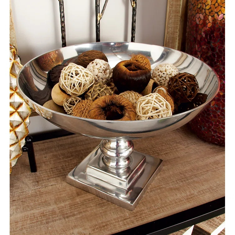 House of Hampton® Schlenker Metal Decorative Bowl 1