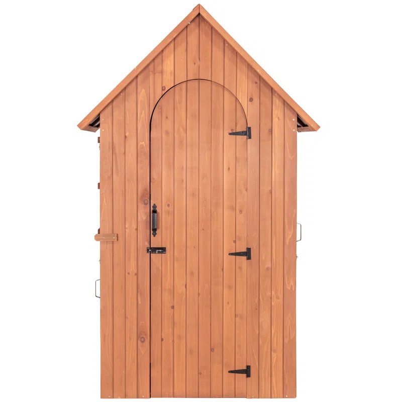 Leisure Season 4 ft. W x 2.5 ft. D Solid Wood Lean-To Storage Shed