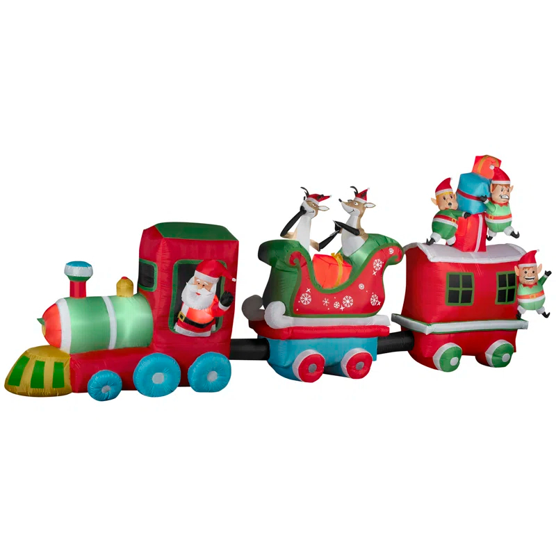 Gemmy Industries Colossal Christmas Inflatable Train