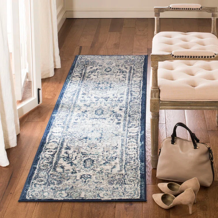 Kelly Clarkson Home Camila Light Gray/Blue Oriental Rug