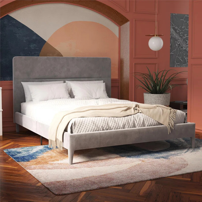 CosmoLiving by Cosmopolitan Westerleigh Upholstered Platform Bed & Reviews | Wayfair