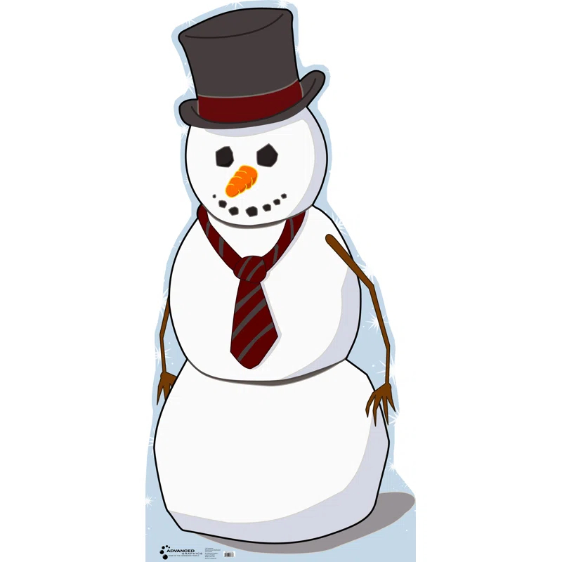 Advanced Graphics Snowman Life-Size Cardboard Stand-Up