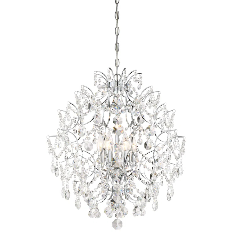 Minka Lavery Isabella's Crown 6 - Light Dimmable Globe Chandelier