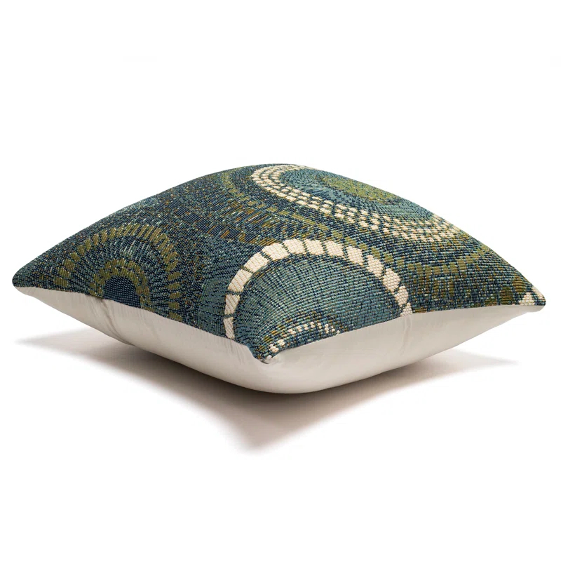 Marina Abstract Indoor/Outdoor Throw Pillow