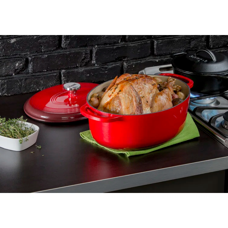 Lodge Lodge 7 Quart Enameled Cast Iron Dutch Oven Available
