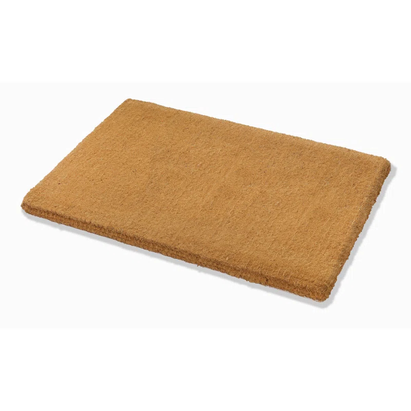 Ophelia & Co. Alece Extra Thick Outdoor Doormat Handwoven Durable Natural Coir Entryway Front Door Porch Patio