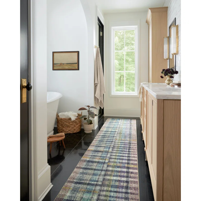 Chris Loves Julia x Loloi Chris Loves Julia x Loloi Humphrey Collection HUM-04 Blue/Yellow/Pink, Contemporary Area Rug