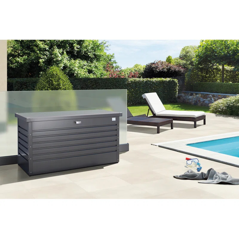 Biohort Biohort LeisureTime Water Resistant Metal Deck Box with Lock