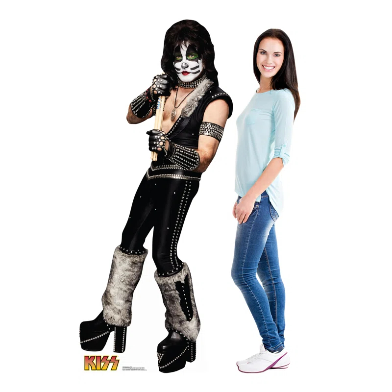 Advanced Graphics Kiss 66'' Musicians Cardboard Standup