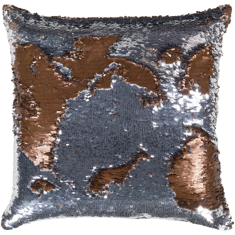 Livabliss Andrina Sequined Throw Pillow