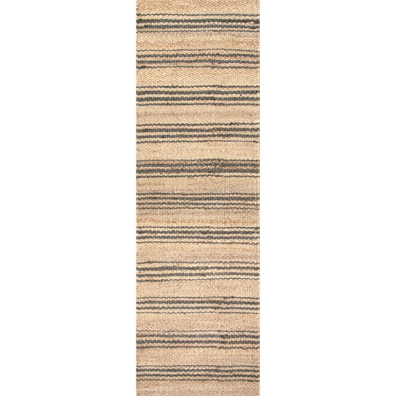 Lauren Liess x Rugs USA Lauren Liess x Rugs USA Natural Sycamore Striped Jute Area Rug