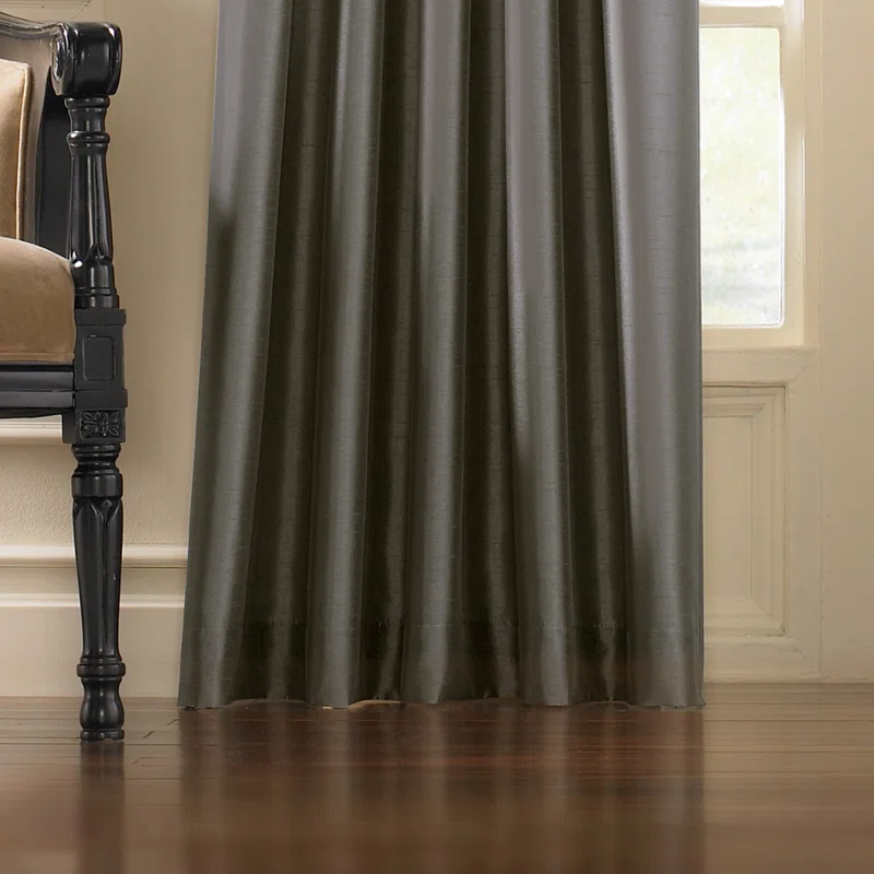 Charlton Home® Curtainworks Mansour Solid Room Darkening Single Curtain Panel