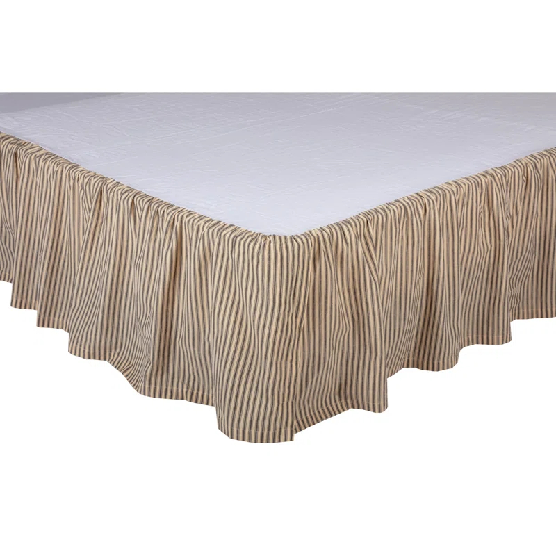 VHC Brands Sawyer Mill Ruffled Bed Skirt
