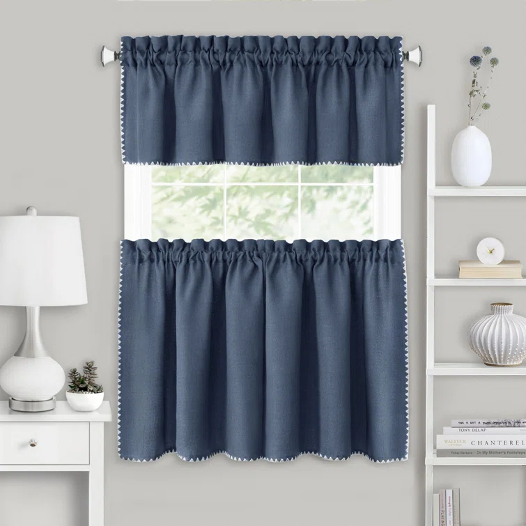 Achim Importing Co Tailored 58'' W Kitchen Curtain