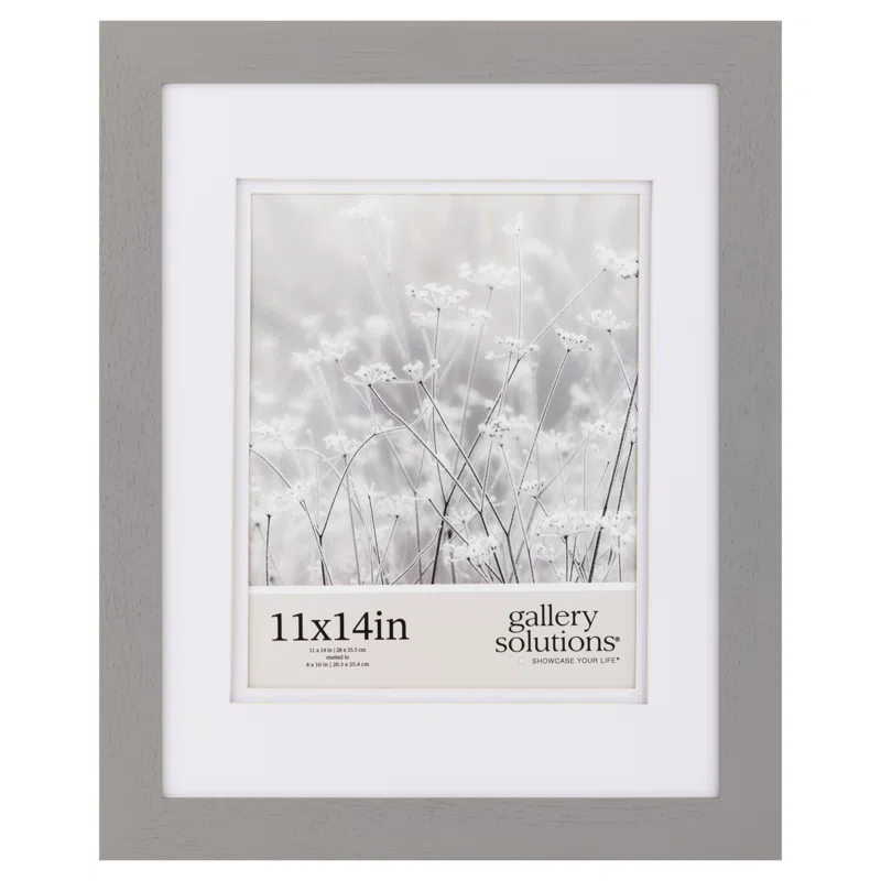 Gallery Solutions Wall Mount Double Airfloat Mat Picture Frame