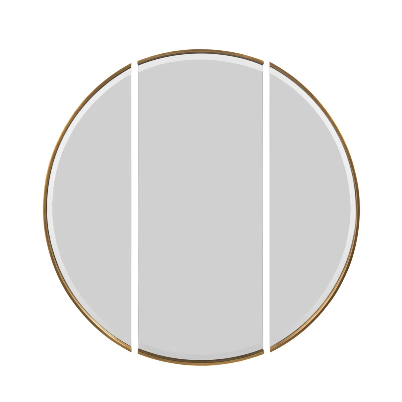 John-Richard Tarski Metal Flat Wall Mirror