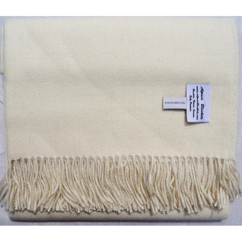 Alpaca Blankets Corporation Hand Woven Throw Blanket