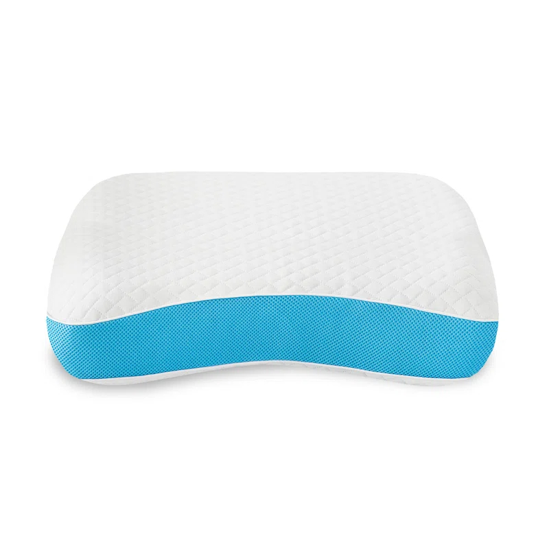 BodiPEDIC Side and Back Sleeper Gel-Infused Memory Foam Pillow