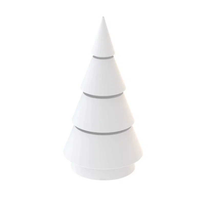 Forest Matte Ice White Battery Powered LED Outdoor Floor Lamp