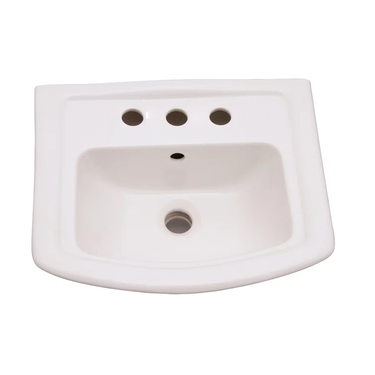 Barclay Washington Pedestal Lavatory 3-418WH