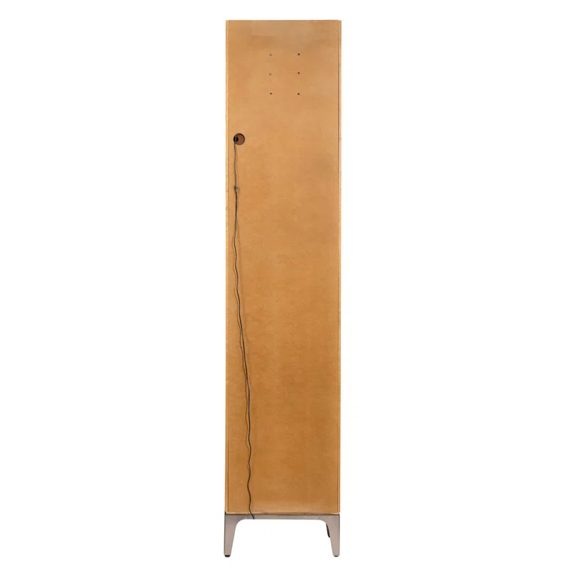 Decker 78.75'' H Solid + Manufactured Wood
