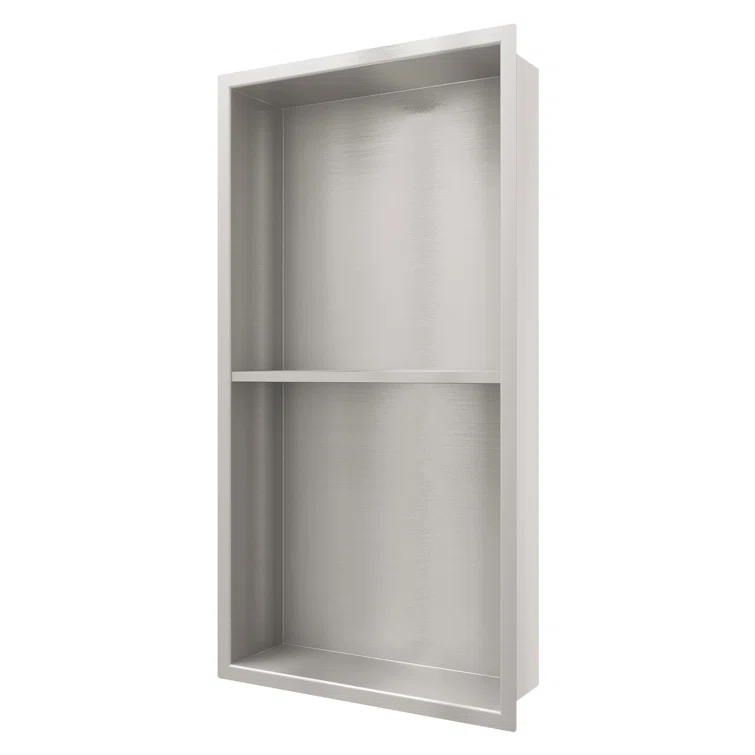 Hypertaire Double Layer Recessed Shower Niche No Tile Needed