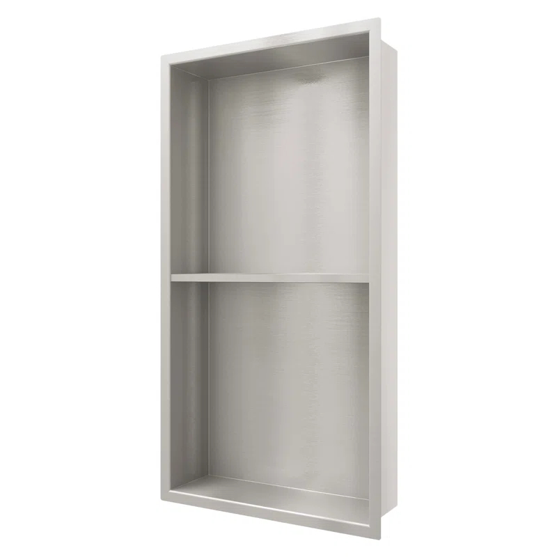 Double Layer Recessed Shower Niche No Tile Needed
