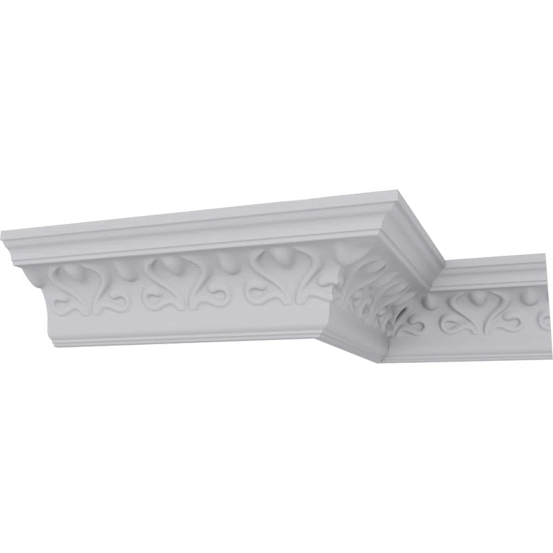Ekena Millwork 3 1/8"H x 3 1/8"P x 4 1/2"F x 94 1/2"L Read Crown Moulding