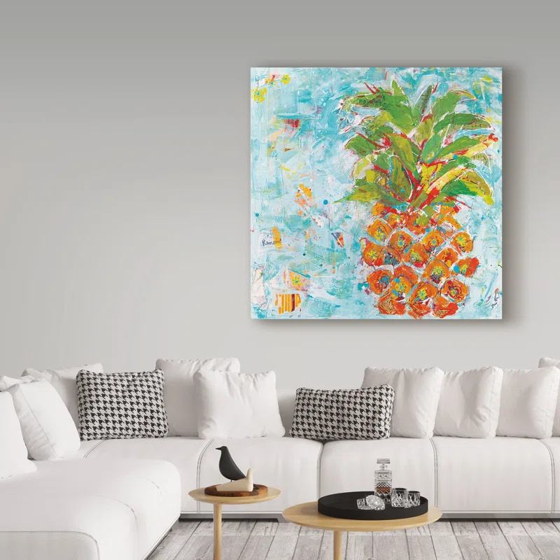 Trademark Fine Art Kellie Day " Pineapple Bright "