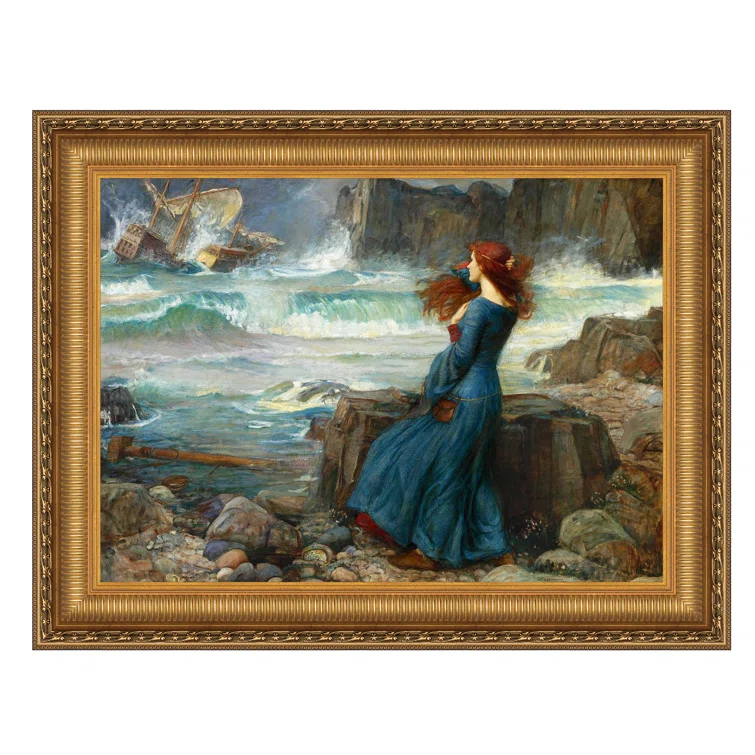 Design Toscano " Miranda The Tempest " by John William Waterhouse