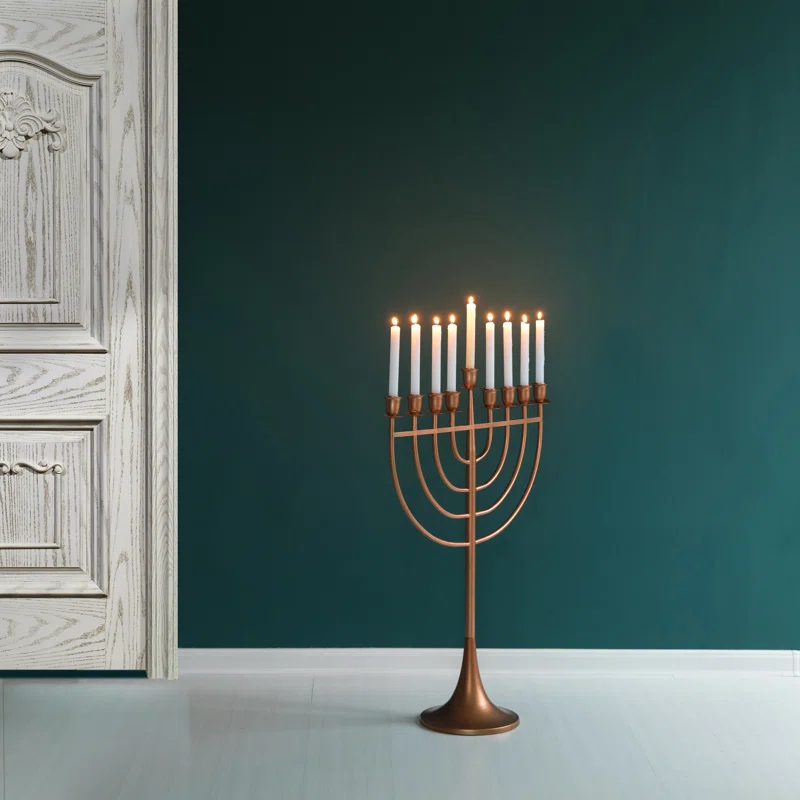 Vintiquewise Metal Menorah