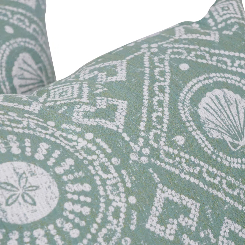Blazing Needles Geometric Reversible Throw Pillow (Set of 4)
